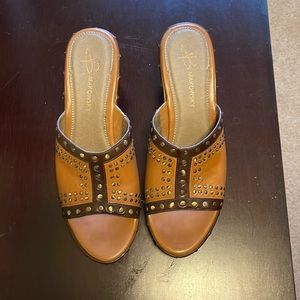 Bmakowsky leather open toe shoes very good condition only used a few times
